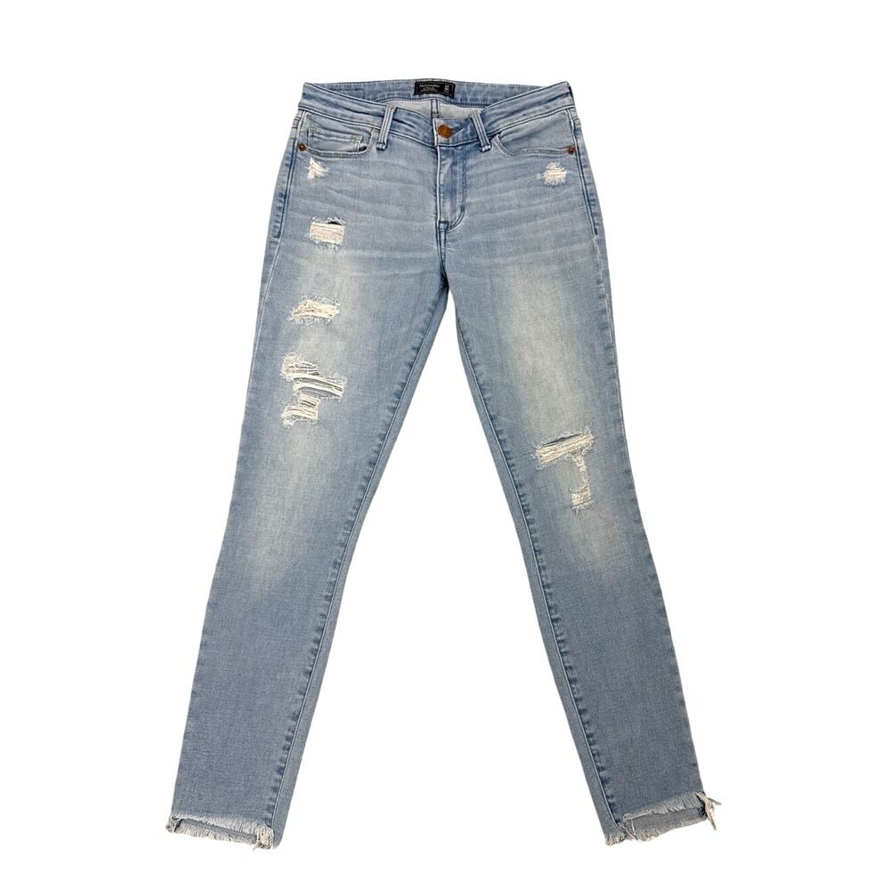 Abercrombie & Fitch Blue Denim Harper Ankle Jeans Size 24/00